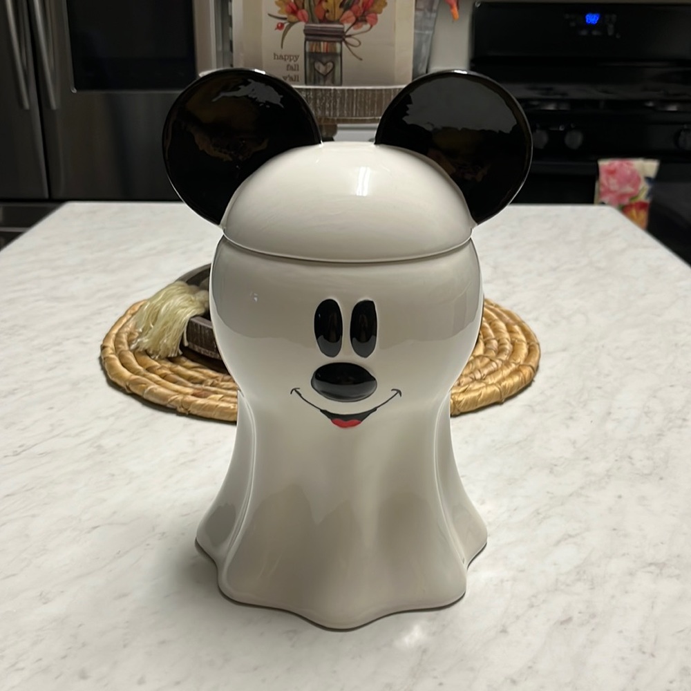Mickey Mouse Ghost Cookie Jar